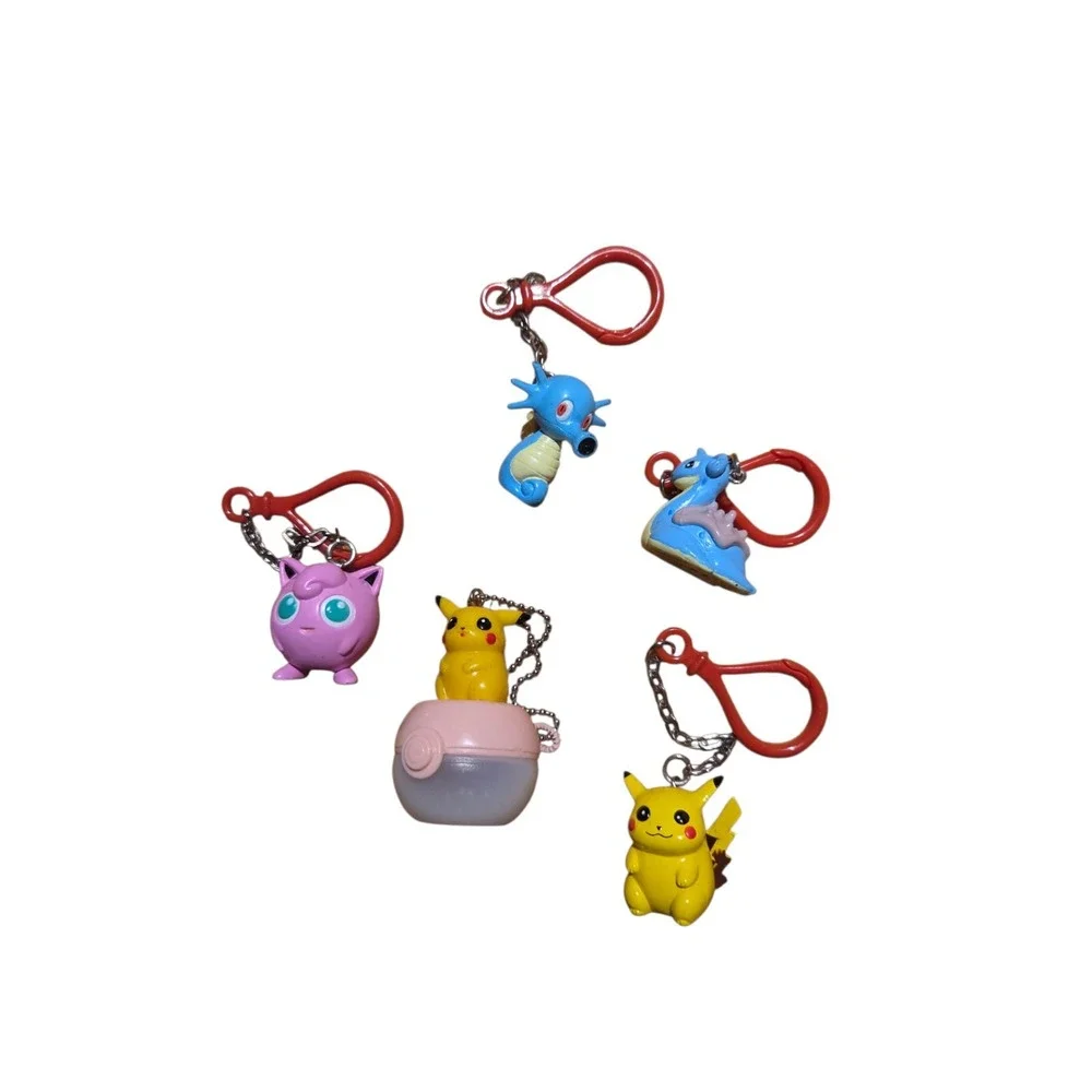 Authentic Vintage 1999 Pokémon Keaychain Lot
